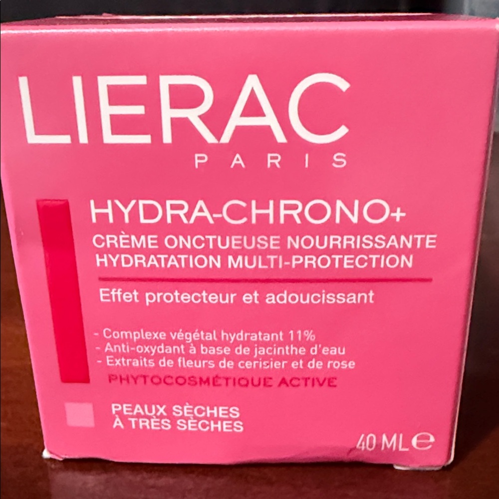 Lierac Hydra Chrono Rich Nourishing Cream 1.4oz.